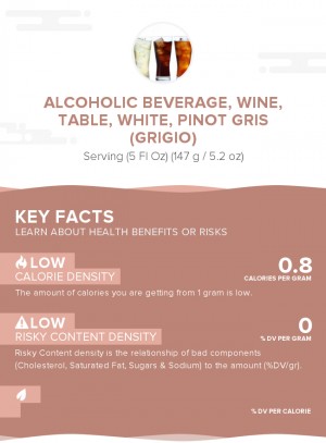 Alcoholic beverage, wine, table, white, Pinot Gris (Grigio)