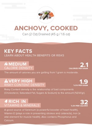 Anchovy, cooked