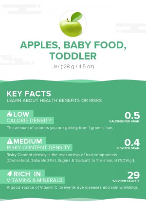 Apples, baby food, toddler