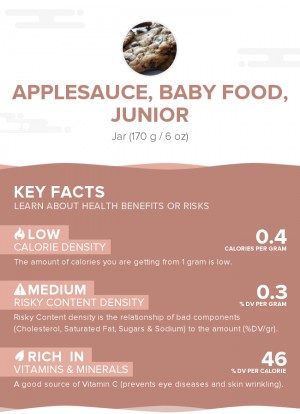 Applesauce, baby food, junior