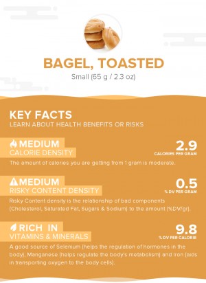 Bagel, toasted