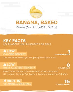 Banana, baked