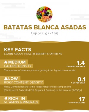 Batatas blanca asadas