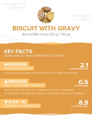 Biscuit with gravy