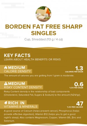 Borden fat free sharp singles