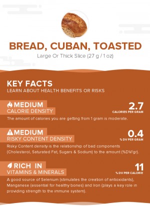 Bread, Cuban, toasted
