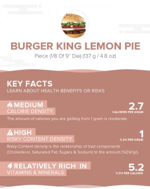 Burger King Lemon Pie