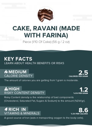Cake, Ravani (made with farina)