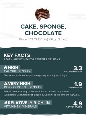 Cake, sponge, chocolate