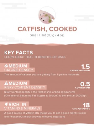 Catfish, cooked