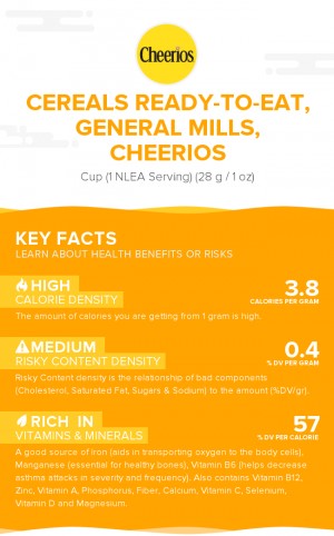 Cereals ready-to-eat, GENERAL MILLS, CHEERIOS