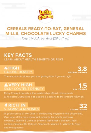 Cereals ready-to-eat, GENERAL MILLS, CHOCOLATE LUCKY CHARMS