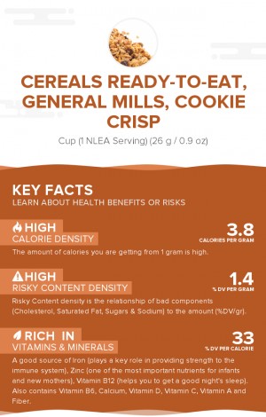 Cereals ready-to-eat, GENERAL MILLS, COOKIE CRISP