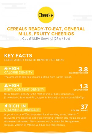 Cereals ready-to-eat, GENERAL MILLS, Fruity CHEERIOS