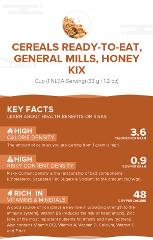 Cereals ready-to-eat, GENERAL MILLS, Honey KIX