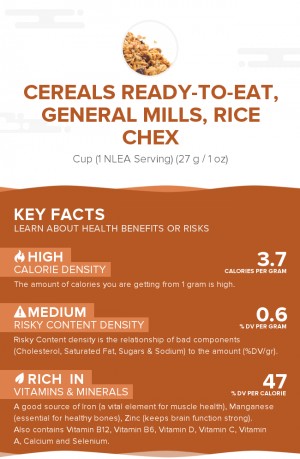 Cereals ready-to-eat, GENERAL MILLS, Rice CHEX