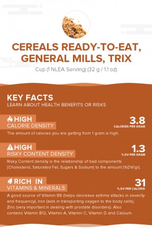 Cereals ready-to-eat, GENERAL MILLS, TRIX