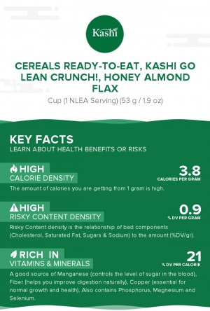 Cereals ready-to-eat, KASHI GO LEAN CRUNCH!, Honey Almond Flax