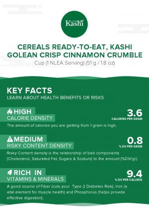 Cereals ready-to-eat, KASHI GOLEAN CRISP Cinnamon Crumble