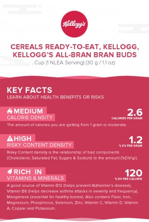 Cereals ready-to-eat, KELLOGG, KELLOGG'S ALL-BRAN BRAN BUDS