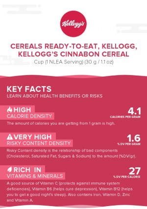 Cereals ready-to-eat, KELLOGG, KELLOGG'S CINNABON cereal