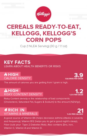 Cereals ready-to-eat, KELLOGG, KELLOGG'S CORN POPS