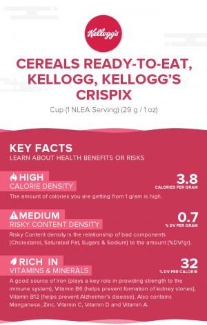 Cereals ready-to-eat, KELLOGG, KELLOGG'S CRISPIX