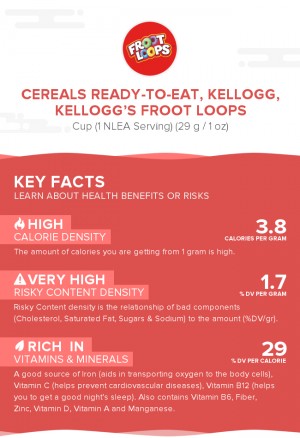 Cereals ready-to-eat, KELLOGG, KELLOGG'S FROOT LOOPS