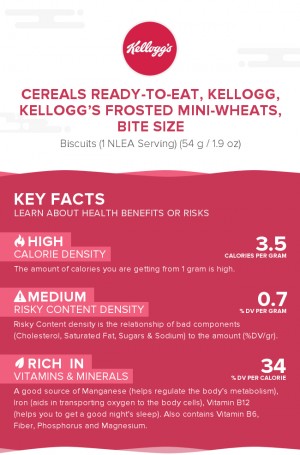 Cereals ready-to-eat, KELLOGG, KELLOGG'S FROSTED MINI-WHEATS, bite size