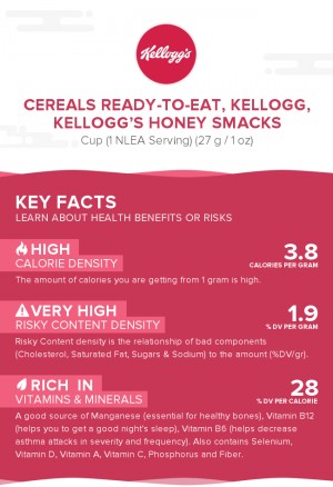 Cereals ready-to-eat, KELLOGG, KELLOGG'S HONEY SMACKS