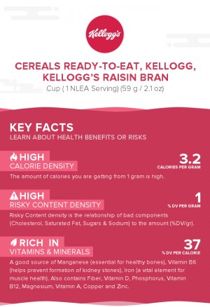 Cereals ready-to-eat, KELLOGG, KELLOGG'S RAISIN BRAN