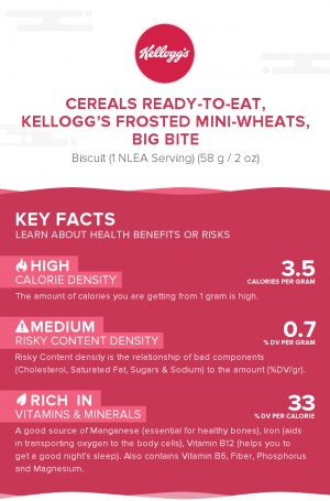 Cereals ready-to-eat, KELLOGG'S FROSTED MINI-WHEATS, Big Bite