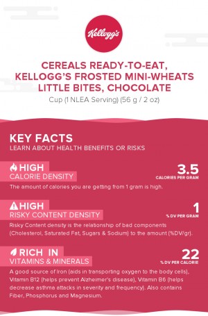 Cereals ready-to-eat, KELLOGG'S FROSTED MINI-WHEATS LITTLE BITES, chocolate