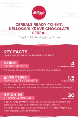Cereals ready-to-eat, KELLOGG'S KRAVE chocolate cereal