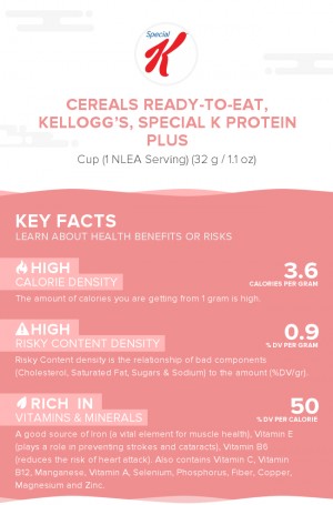 Cereals ready-to-eat, KELLOGG'S, SPECIAL K Protein Plus