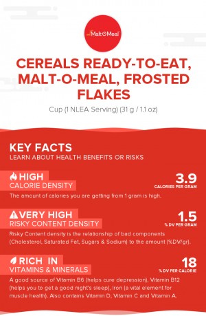 Cereals ready-to-eat, MALT-O-MEAL, Frosted Flakes