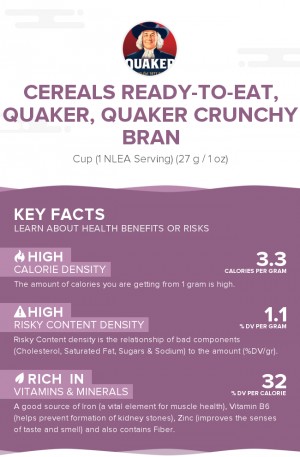 Cereals ready-to-eat, QUAKER, QUAKER CRUNCHY BRAN