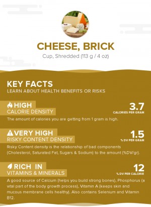 Cheese, brick