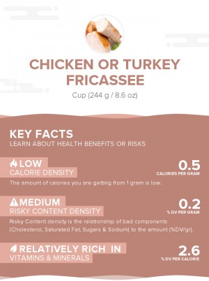 Chicken or turkey fricassee
