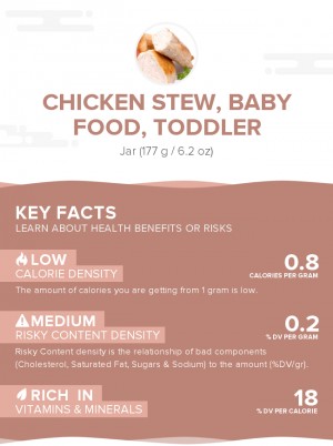 Chicken stew, baby food, toddler
