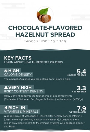 Chocolate-flavored hazelnut spread