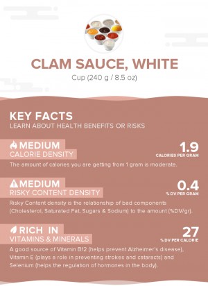 Clam sauce, white