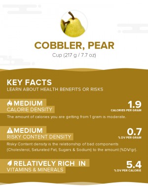 Cobbler, pear