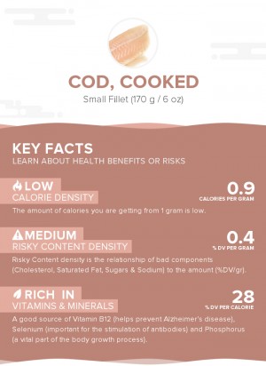 Cod, cooked
