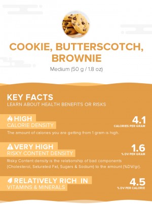 Cookie, butterscotch, brownie