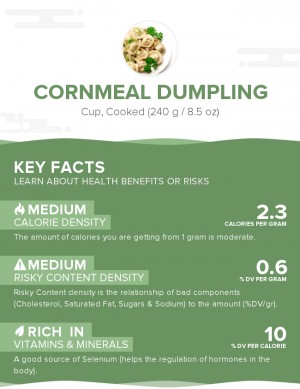 Cornmeal dumpling