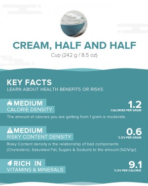 Cream, half and half