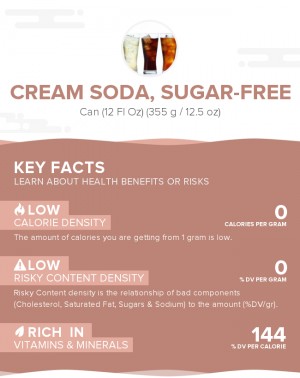 Cream soda, sugar-free