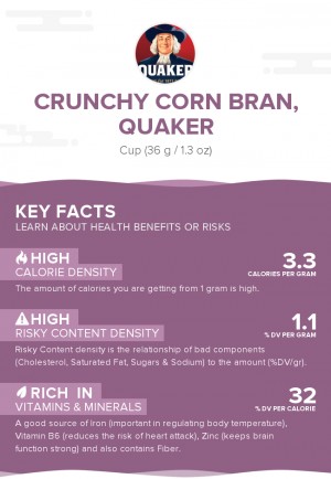 Crunchy Corn Bran, Quaker