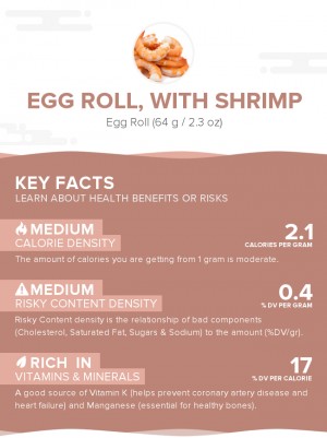 Egg roll, with shrimp